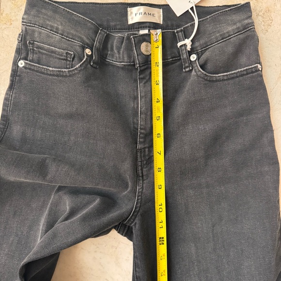 Frame Le Slim Palazzo Wide-Leg Black Jeans Size 28 - Picture 9 of 14